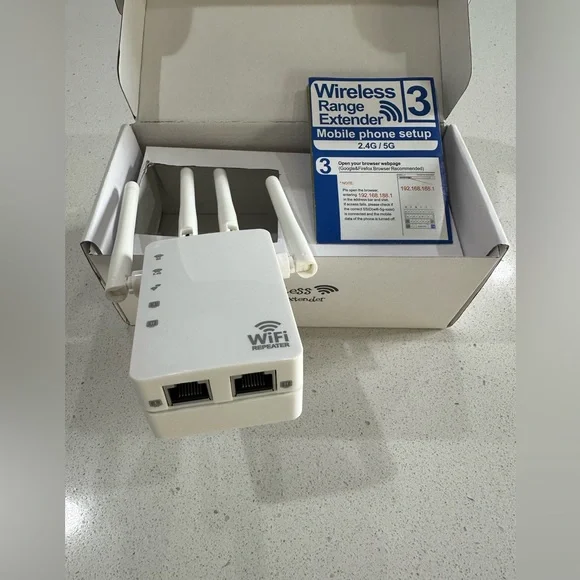 WiFi Extender, new in box never used. Bought two and only needed one. - Picture 2 of 7